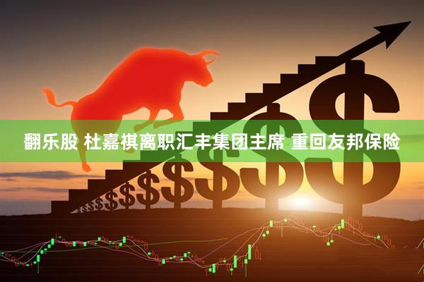 翻乐股 杜嘉祺离职汇丰集团主席 重回友邦保险